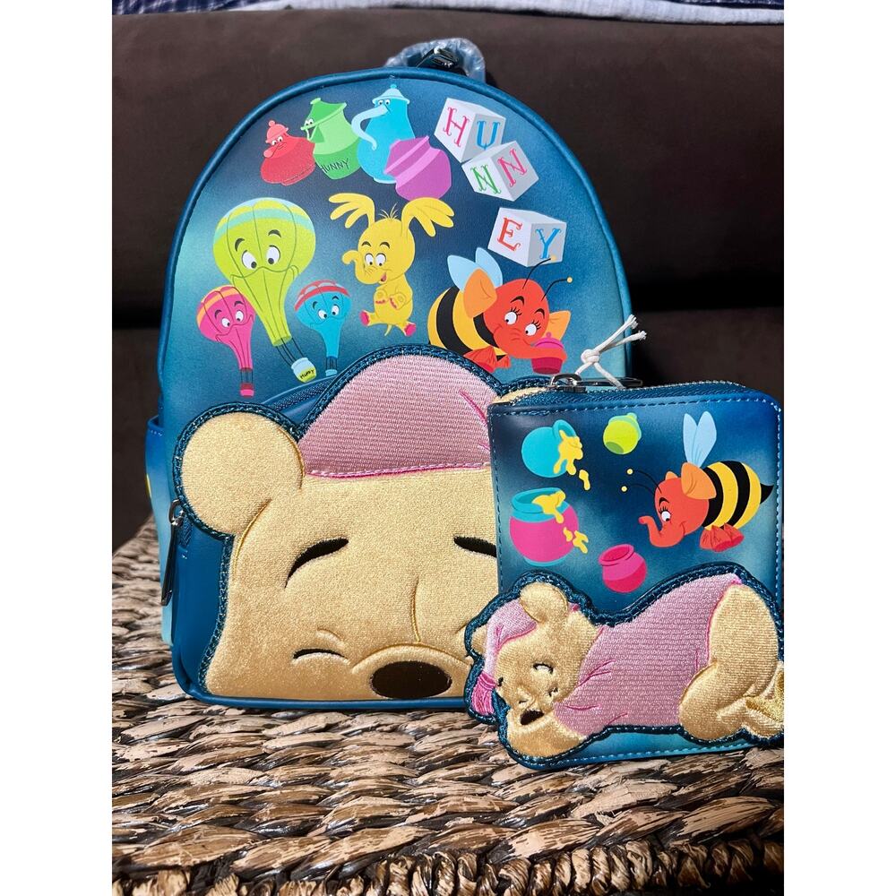 Loungefly Disney Winnie the Pooh Heffalump Dreams Mini Backpack Wallet